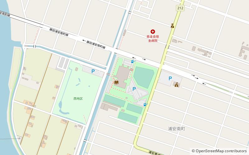 Okayama General and Cultural Gymnasium location map