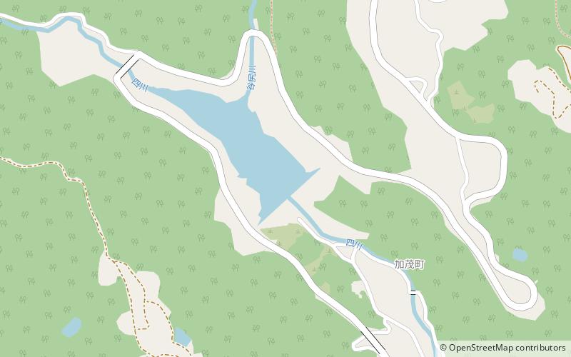 Shikawa Dam location map