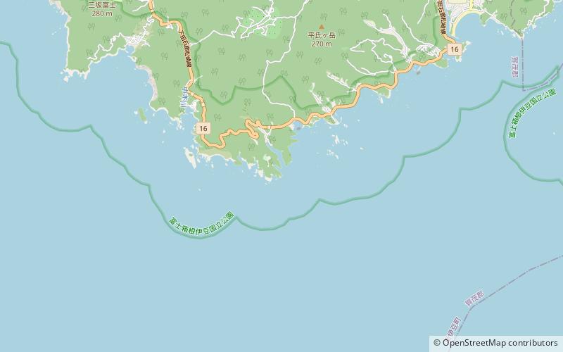 Cape Irōzaki location map