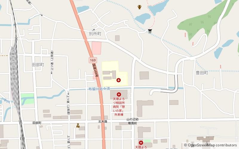 Tenri Health Care University location map