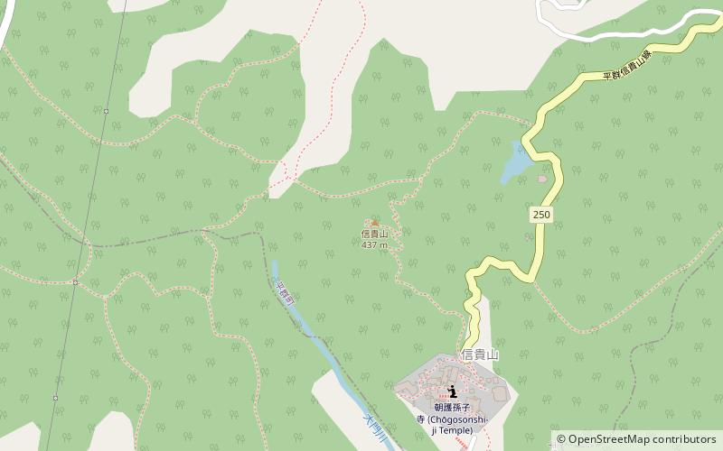 shigisan castle osaka location map