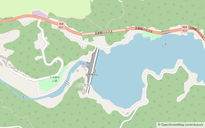 Hinachi Dam location map