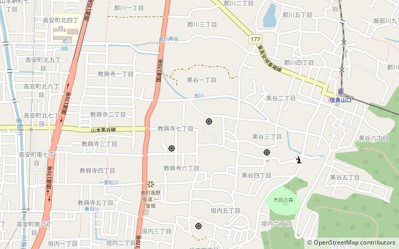 Kyōkō-ji location map