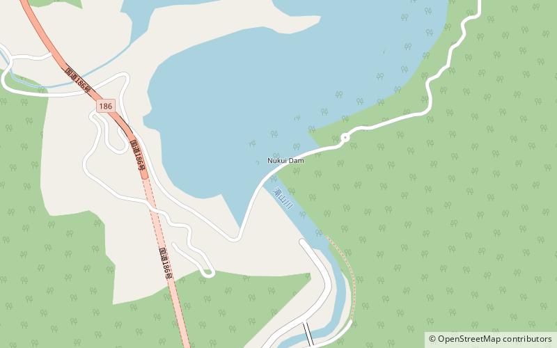 Nukui Dam location map
