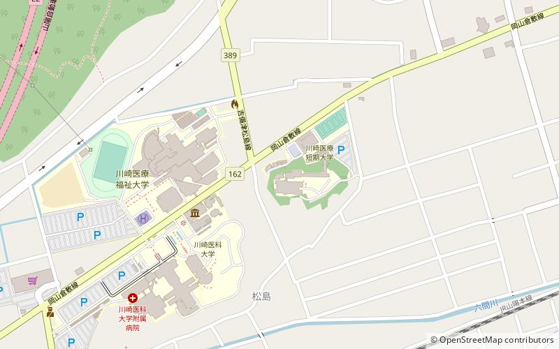 Kawasaki College of Allied Health Professions location map