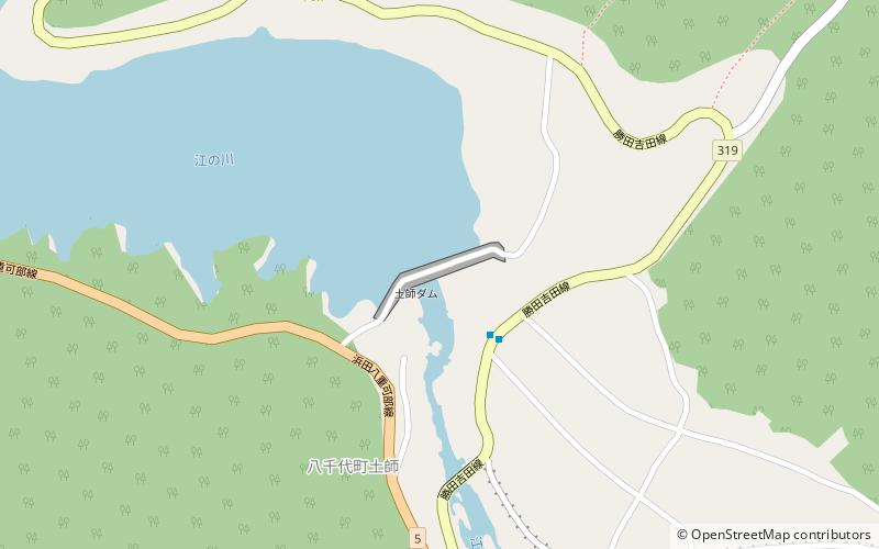 Haji Dam location map