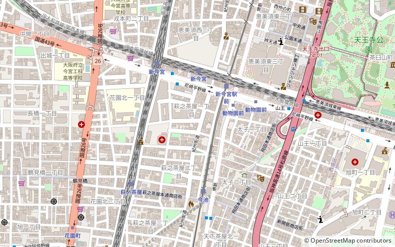 Kamagasaki location map