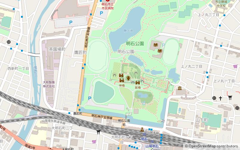 Akashi Castle location map