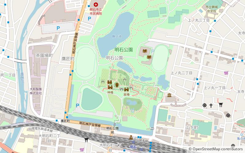 Akashi Park Stadium location map