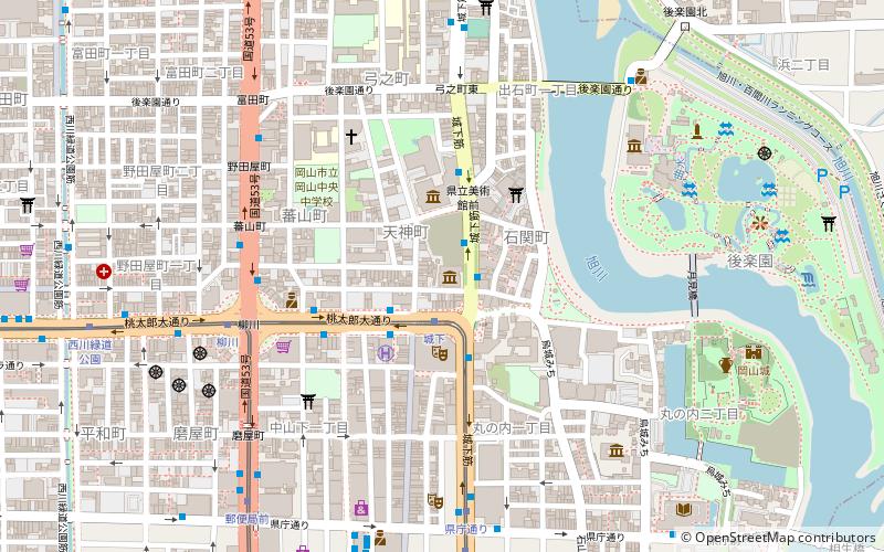 Okayama Orient Museum location map