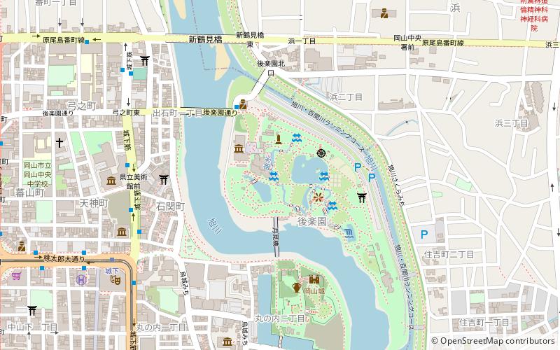 Shūraku-en location map