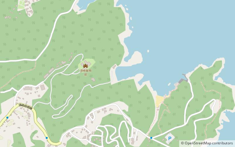 Suzaki Imperial Villa location map
