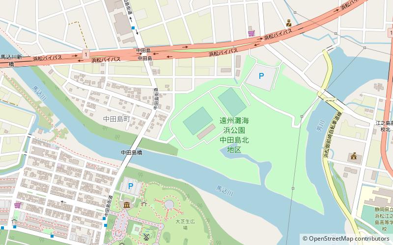 Hamamatsu Football Stadium location map