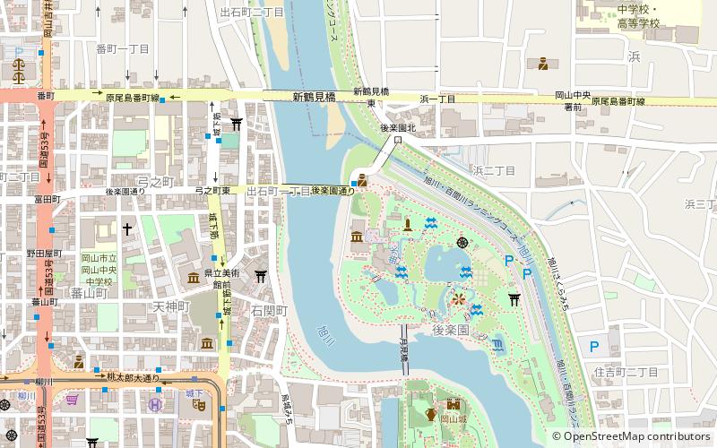 Okayama Prefectural Museum location map