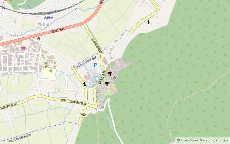Kibitsu-Schrein location map