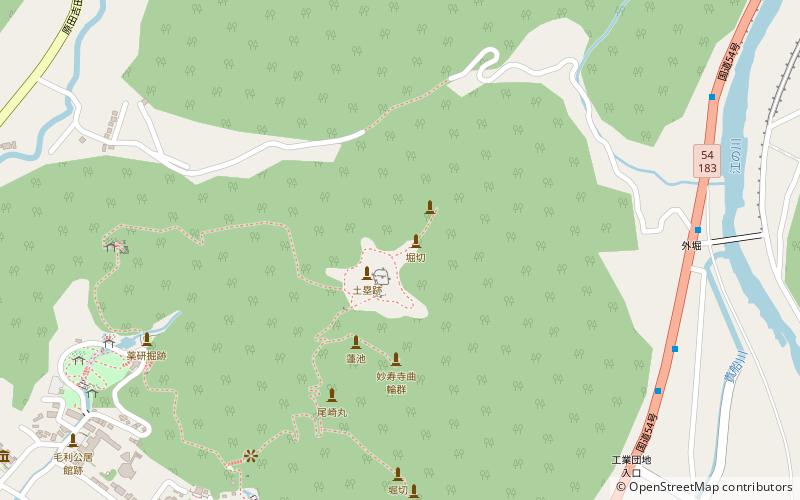 Yoshida-Kōriyama Castle location map