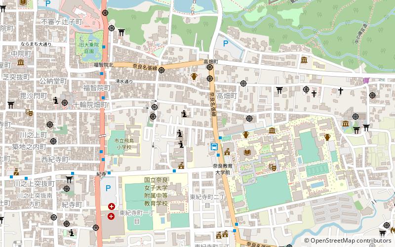 Historic Monuments of Ancient Nara location map