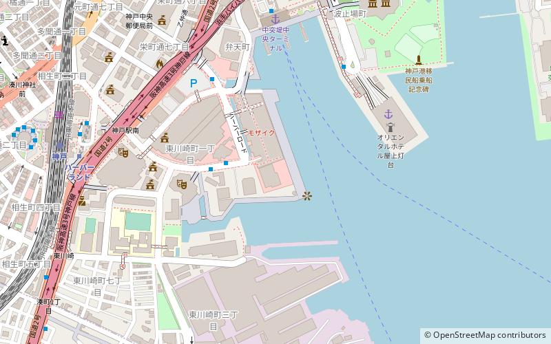 Kobe Anpanman Children's Museum & Mall location map