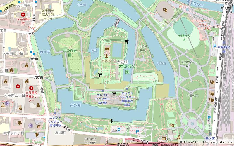 Osaka City Museum location map