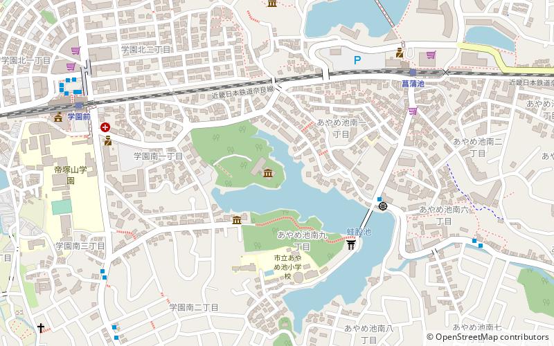 Musée d'Art japonais Yamato Bunkakan location map