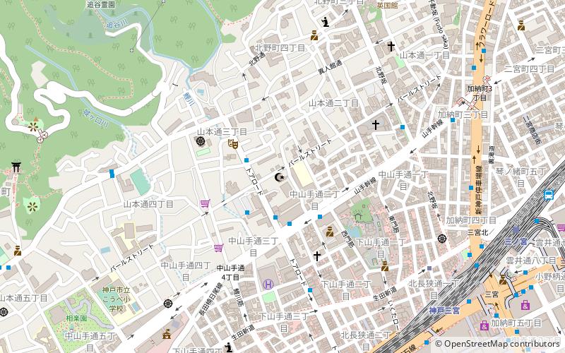 Kobe Mosque location map