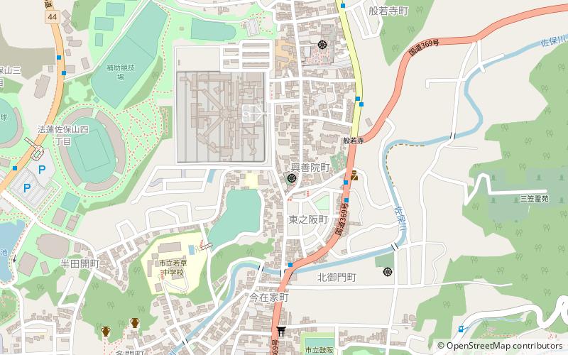 Guang ming shan xian gu fang jing fu si location map