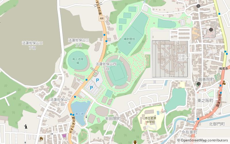 Konoike Athletic Stadium location map