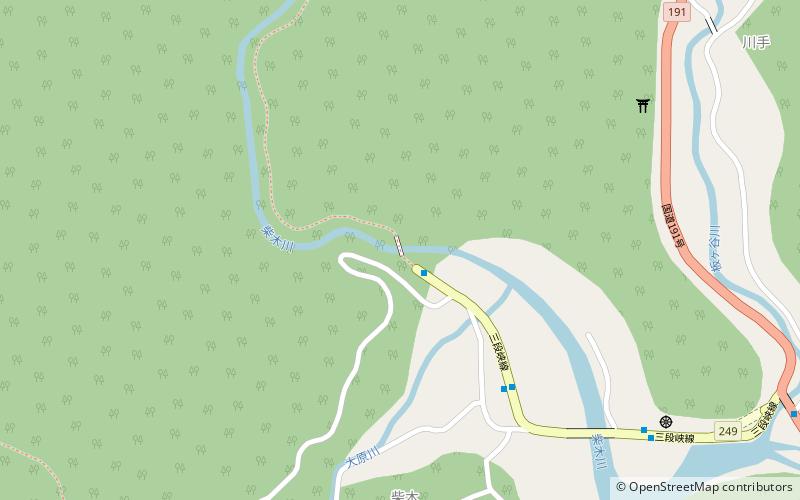 Sandan-kyō location map