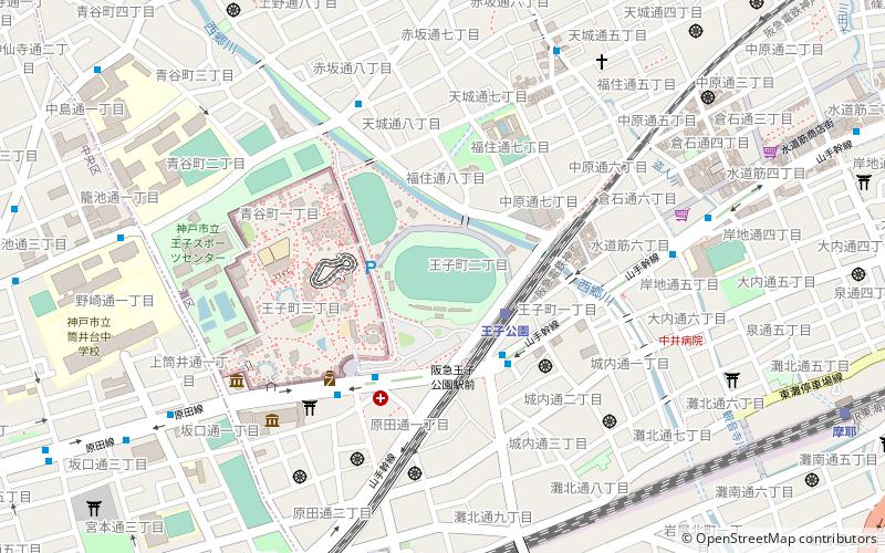 Oji Stadium location map