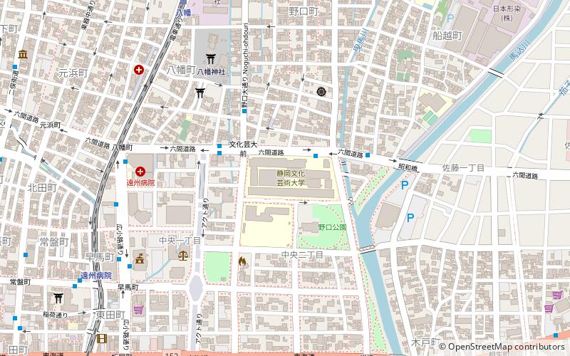 Université des arts et de la culture de Shizuoka location map