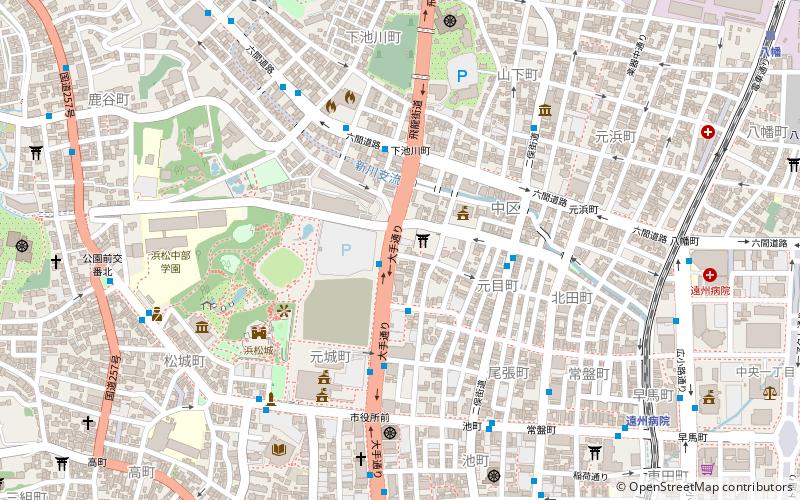 Hamamatsu Tōshō-gū location map