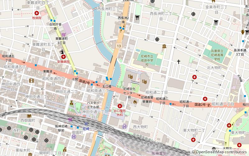 Amagasaki Cultural Center location map