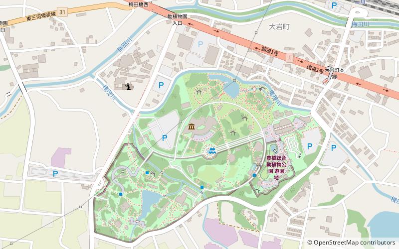 Toyohashi Museum of Natural History location map