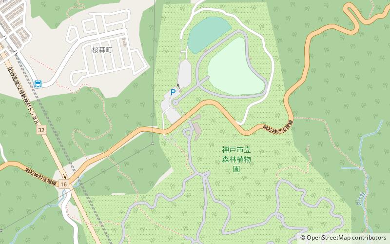 Kobe Municipal Arboretum location map