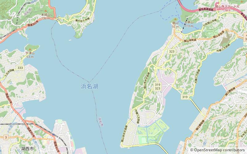 Lago Hamana location map