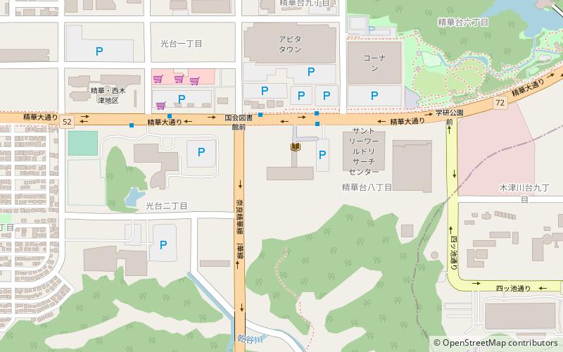 Kansai-kan of the National Diet Library location map