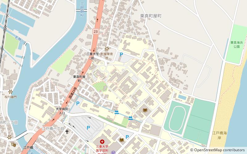 Mie University location map