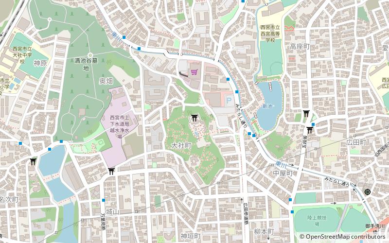 Hirota-jinja location map