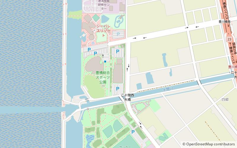 Toyohashi City General Gymnasium location map