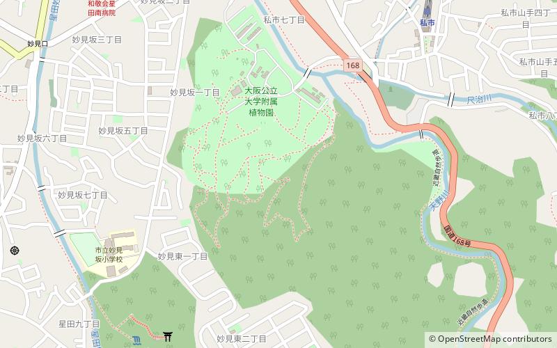 Jardin botanique de la faculté des sciences de l'université municipale d'Osaka location map