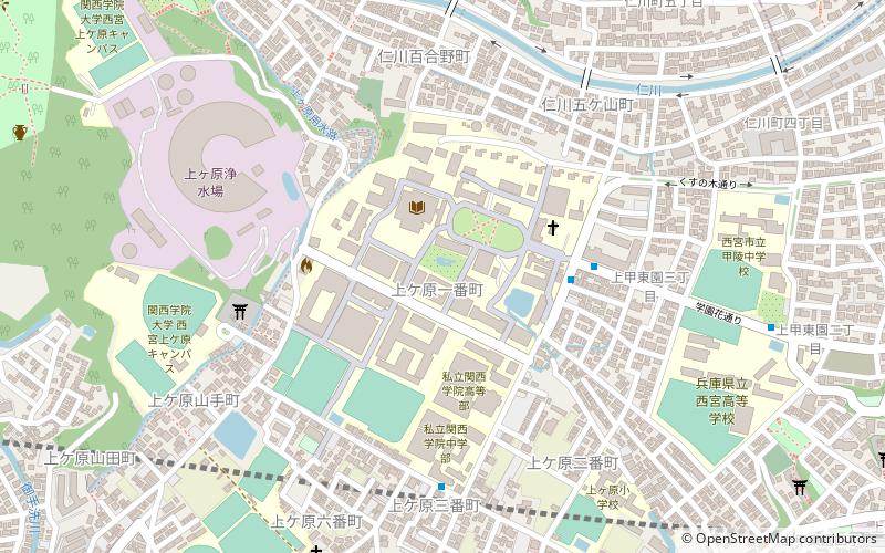 Kwansei Gakuin University location map