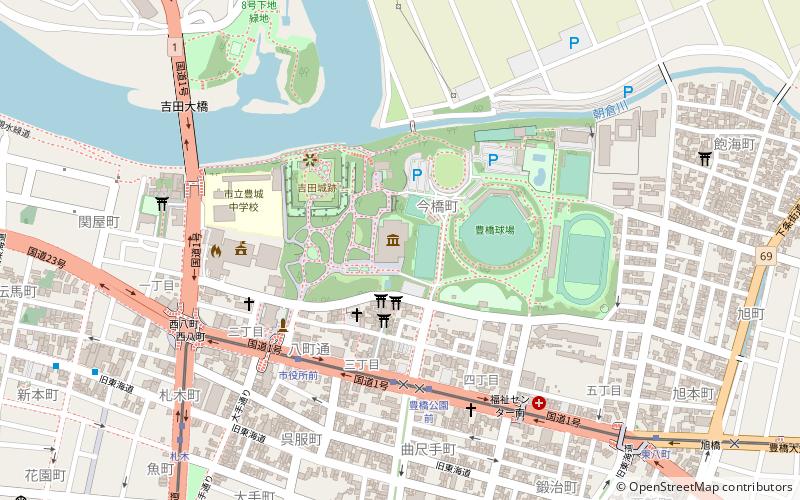 Toyohashi City Museum of Art and History location map