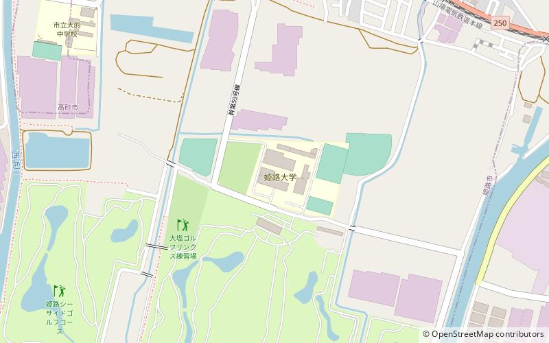 Himeji University location map