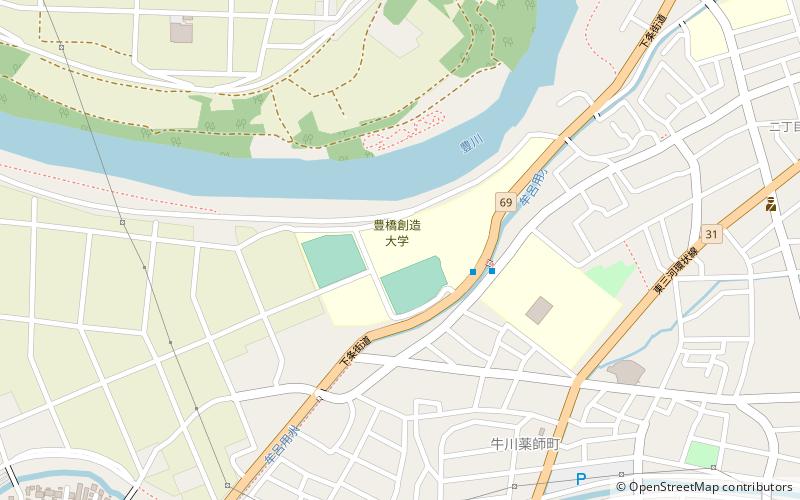 Toyohashi Sozo College location map