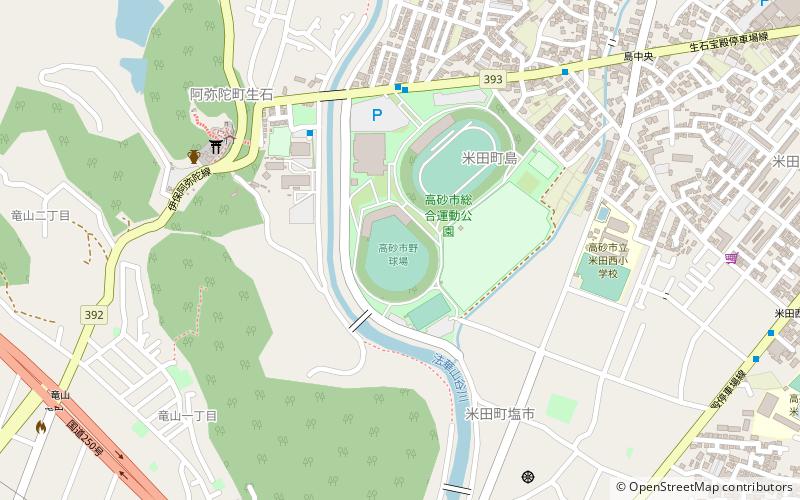 Takasago Municipal Baseball Stadium location map