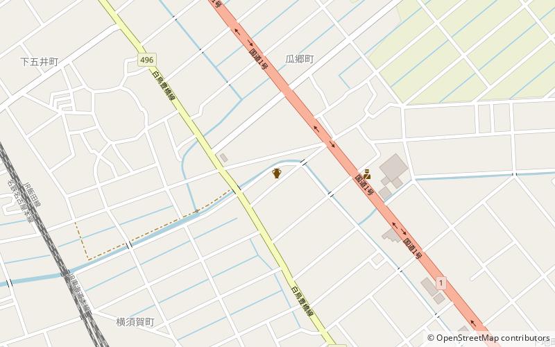 Urigō ruins location map