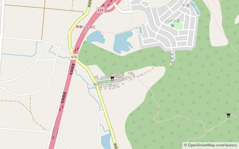 Aekuni Shrine location map