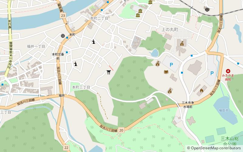 Ōmiya Hachiman Shrine location map