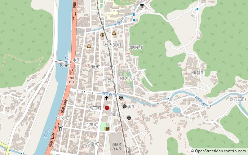Raikyū-ji location map