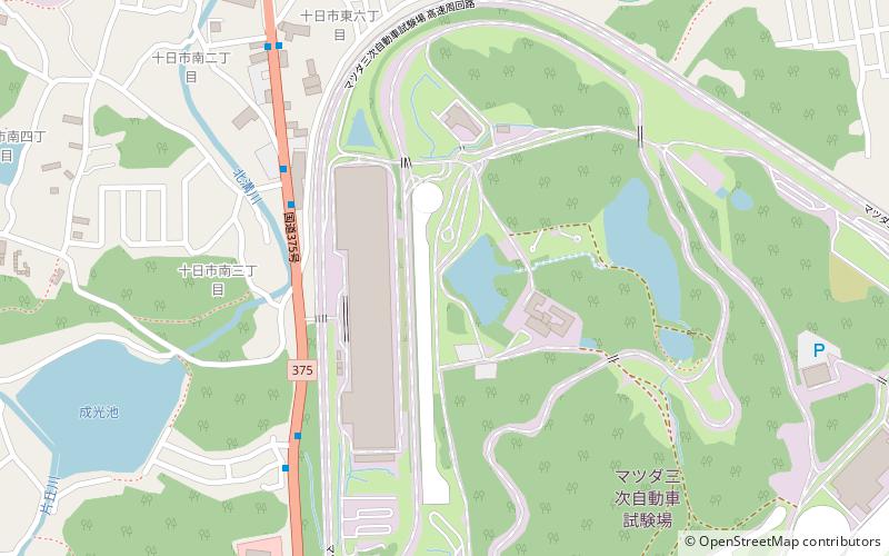 Mazda Proving Grounds location map